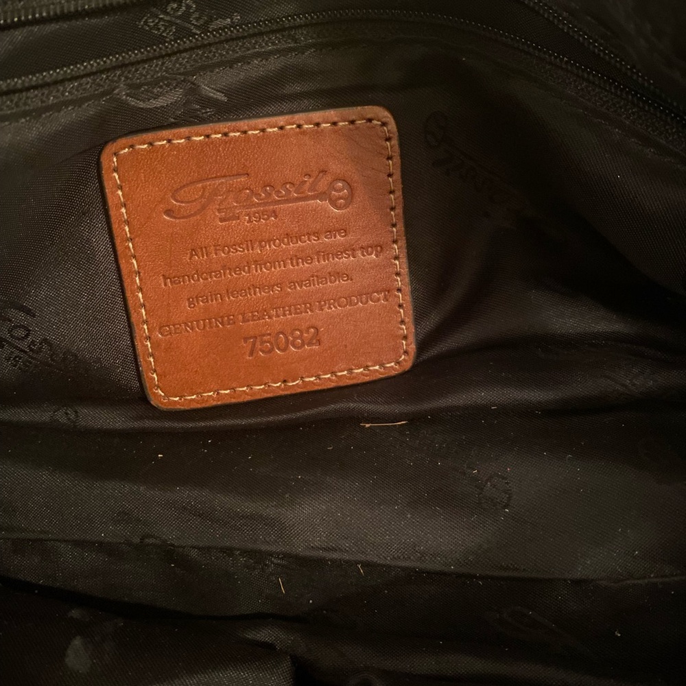 Fossil Leather shoulder bag